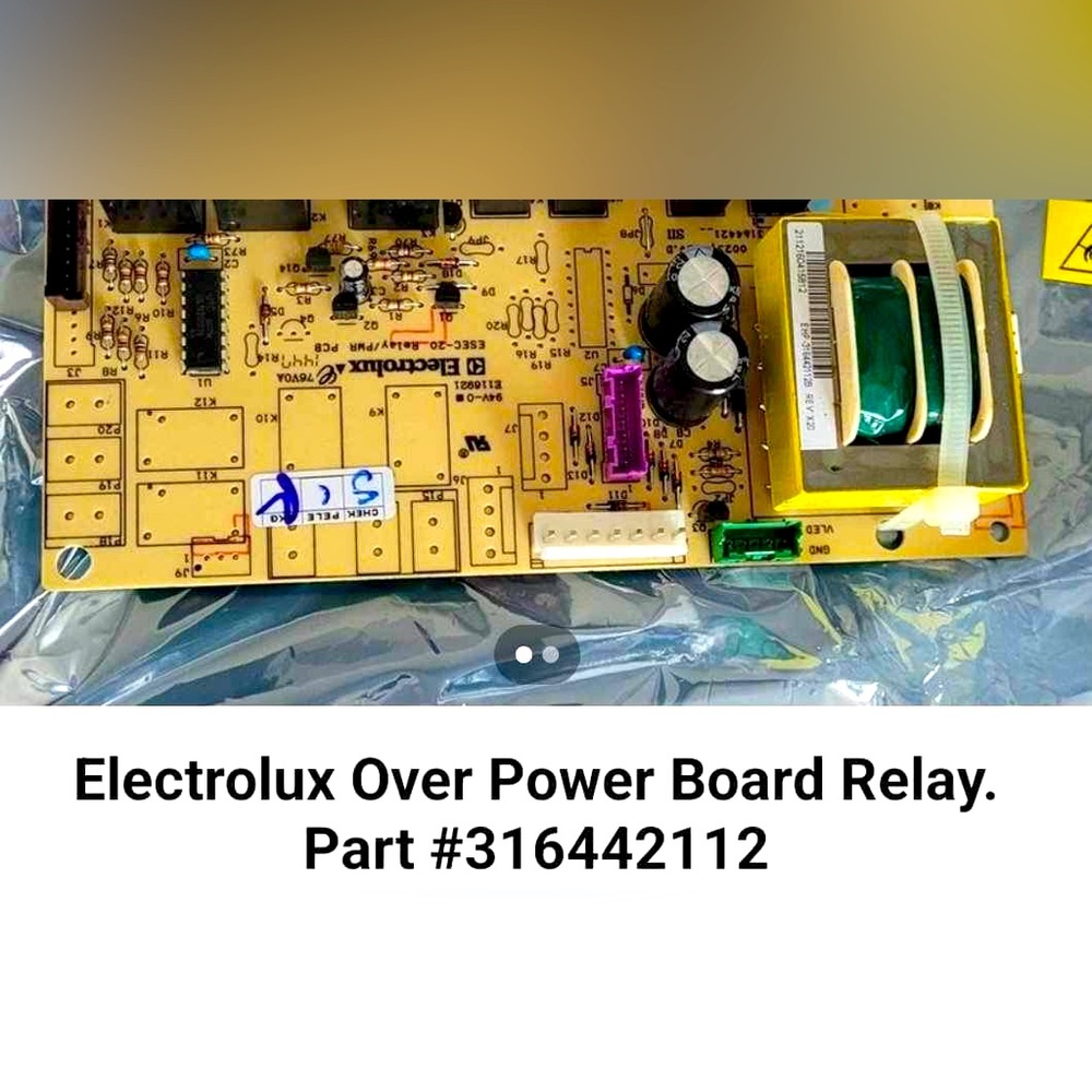 Electrolux over power board relay